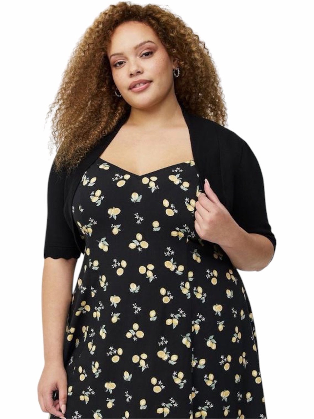 NWT Torrid Scalloped Crop Sweater Shrug - Size: 10 (M)